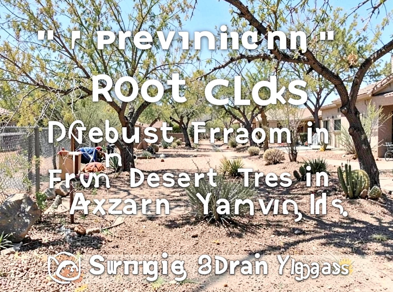 Preventing Root Clogs From Desert Trees in Arizona Yards
